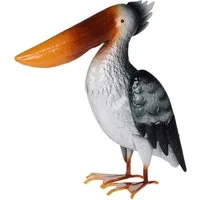HTI-Living Gartenfigur Metallfigur Pelikan, (Stück, 1 St., 1 Gartenfigur Pelikan), Gartenfigur Vogelfigur Garten
