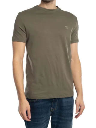Timberland Dunstan River Crew Schmales T-Shirt, Grün