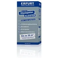 ERFURT Kleister Vliestapeten Kleister Tapetenkleister für bis zu 30 m² (ca. 3 Rollen), Hohe Klebkraft
