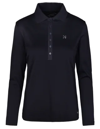 CLARINA - (S)NOS Polo-Shirt, 1/1 Arm 611 marine - Gr. - 44