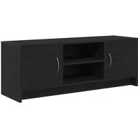 vidaXL TV-Schrank TV-Schrank Eiche schwarz 102x30x37,5 cm Holzwerkstoff (1-St)
