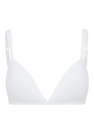 SKINY - Skiny Damen Triangel gepaddet Cotton Essentials white - Gr. - 80 A
