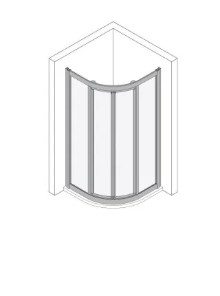 Koralle Viertelkreis TwiggyTop VKPTT R500 80, V446308018A21 V446308018A21