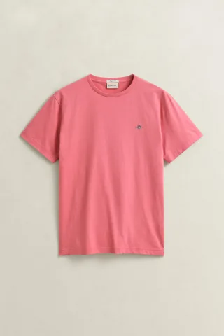 GANT - Regular Fit Shield T-Shirt rose pink - Gr. - M