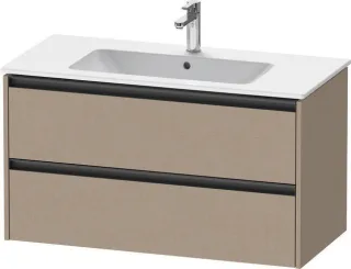 Duravit Ketho.2 Waschtischunterbau wandhängend Leinen Matt 1010x480x550 mm - K25264075750000 K25264075750000