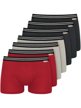 NUR DIE Herren Boxershorts Cotton Stretch 7er Pack