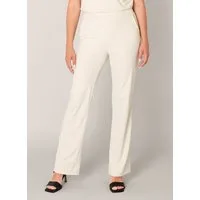 Base Level Stoffhose Tori Sommerhose mit ausgestelltem Bein und Stretch