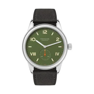 Nomos Glashütte Unisexuhr Club Campus full olive 739