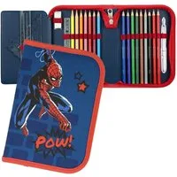 MARVEL Federtasche Federtasche gefüllt Marvel Spider-Man Kinder Federmappe Schule