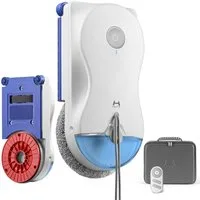 HUTT Fenstersauger R10 Fensterputzroboter, Hybrid Nass-Trocken Reinigungssystem,7000pa, (1-St) Anti-Drop-System,Automatische Fensterreinigung