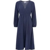 Zwillingsherz Maxikleid Maxikleid Baumwolle Musselin