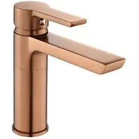 wohnwerk.idee Waschtischarmatur Badarmatur Waschbecken – Einhebelmischer Wasserhahn Gold Kupfer Matt