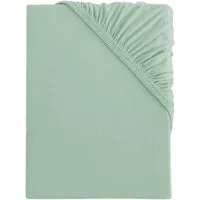 s.Oliver Spannbettlaken TABEA, 100% Baumwolle, 145 g/m², Jersey, Gummizug: rundum, (1 Stück), Bettlaken für Matratzen bis 25 cm Höhe, perfekter Sitz, bügelfrei