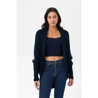 Felix Hardy Strickjacke Langärmelige Strickjacke aus Wollmischung mit Fledermausärmeln