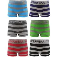 TEXEMP Boxershorts 6er-12er Pack Kinder Unterhosen Jungen Mädchen Unterwäsche Boxershorts (6-St) Etikettenlos - Langlebig - Robust