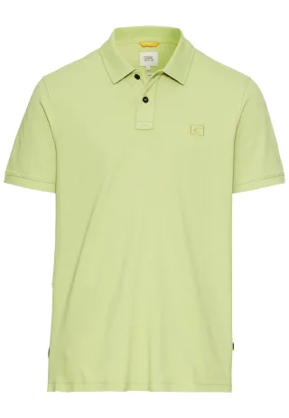camel active - Kurzarm Poloshirt aus Baumwolle moss - Gr. - 4XL