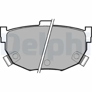 Delphi Bremsbel?ge hinten Hyundai Kia Nissan
