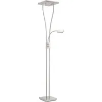 SellTec LED Deckenfluter LED Deckenfluter HELIA, dimmbar über Touchdimmer, Drehschalter, 1xLED-Board / 16,80 Watt, warmweiss, doppelter Fluterkopf, dimmbar, flexible Leselampe