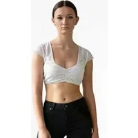 Ramona Lippert Dirndlbluse Wanda weiß