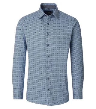 CASAMODA - Freizeithemd blau - Gr. - XXL
