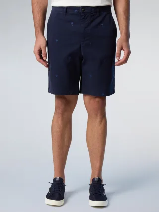 North Sails Chino-Shorts Freiheit bestickt