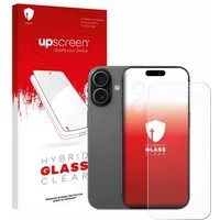 upscreen Displayschutzglas Folie für Apple iPhone 17 (Display+Kamera), Schutzfolie Glas Panzer Display Schutz klar