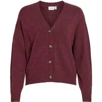 Vila Strickjacke VIRIL V-NECK KNIT CARDIGAN - NOOS Materialmix, regular fit