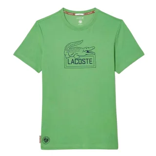 Lacoste - "Roland Garros Edition" T-Shirt für Herren/Damen Unisex, Regulär (Grün)