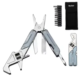 NexTool W2 8 In 1 Multi Tool Foloding Light Wrench Pliers Multi-functional Spanner Screwdriver Outdoor Camping EDC Hand