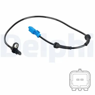 Delphi ABS-Sensor hinten Citroen C3 C4 Ds3 DS Ds