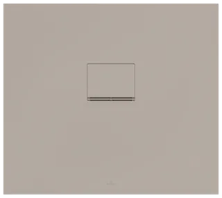 Villeroy & Boch Duschwanne Squaro Infinity 900x800x40mm, flächenbündig Einbau Antirutsch Almond UDQ9080SQI2V-AL