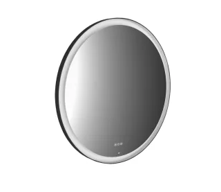 emco Lichtspiegel round, LED 2700 - 6500 K, dimmbar, Durchmesser 750 mm, Rahmenfarbe schwarz, 441324 441324808