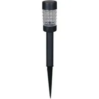 Luxform LED Gartenleuchte Solar Wegeleuchte Gartenleuchte Rennes LED Weg Beleuchtung 43cm, LED fest integriert