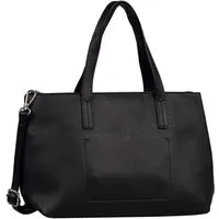 TOM TAILOR Shopper Marla, aus fein genarbtem Lederimitat außen und weichem Suede-Imitat Futter