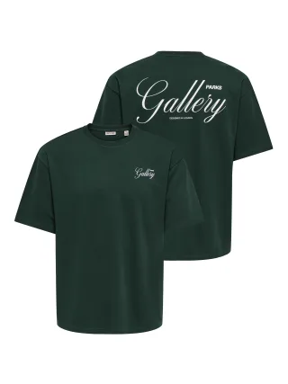 ONLY&SONS - ONSPARKS GALLERY AIR BOXY SS TEE NOOS Pine Grove - Gr. - L