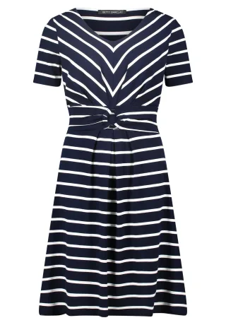 Betty Barclay - Shirtkleid dunkelblau/weiß - Gr. - 36