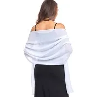 Zaewry Modeschal Damen Schal – Elegante leichte Stola, weich fließend, (1-St), ideal für Abendkleid, Hochzeit & festliche Anlässe