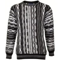 Cascallo Strickpullover Giovanni - Gestrickter Luxus Designer Rundhals-Pullover Regular Fit (1-tlg)