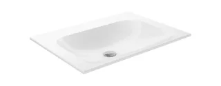 Keuco Keramikwaschtisch X-Line 33150, ohne Hahnlochbohrung, weiß, 33150316500 33150316500