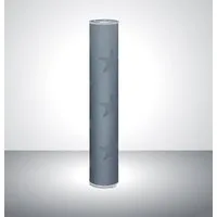 TRANGO LED Stehlampe, 1242L Modern Design LED Stehleuchte STARS inkl. 2x E14 LED Leuchtmittel Stehlampe mit Stoffschirm in GRAU mit Sternen-Dekor, Standleuchte, Deko-Stehlampe, Wohnzimmer Lampe, Höhe ca. 100cm
