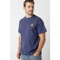 Bavarian Caps Trachtenshirt Shirt Unisex - GRANTIG BY NATURE - graublau