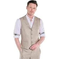 Engbers Anzugweste Herren Sakko-Weste slim fit, Beige