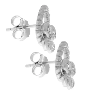 Orphelia Ohrstecker für Damen, 925 Sterlingsilber, Silber ZO-6020