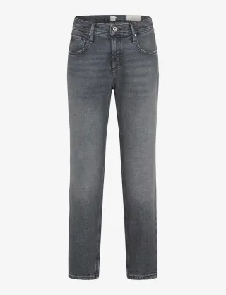 Brax Damen Five-Pocket-Hose Style MILEY S USED LIGHT GREY, denim hellgrau, Gr. 32