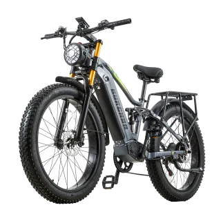 [EU DIRECT] BURCHDA RX80 Electric Bike 48V 20AH Battery 750W Motor Recommended Top Speed 25KM/H 26*4.0inch Tires Double