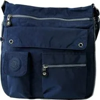 BAG STREET Umhängetasche Bag Street Nylon navy Cross-Body (Umhängetasche), Damen, Jugend Umhängetasche Nylon, blau ca. 31cm x ca. 33cm