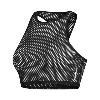 Speedo - Kurzes Top für Damen, Netzmaterial (Grau)