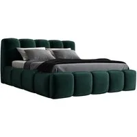 A&J MöbelLand GmbH Polsterbett SONIC-OM mit Bettkasten und Lattenrost (Bett mit Kopfteil. Lattenrost und Bettkasten .Viele Varianten zur Auswahl – wählen Sie Größe und Farbe!, TOP ANGEBOT), Länge: 220 cm Höhe Kopfteil: 100 cm