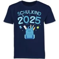 Shirtracer T-Shirt Schulkind 2025 I Einschulung Junge Schulanfang Geschenke