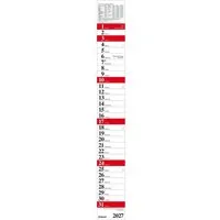 Korsch Verlag Wandkalender Streifenplaner Praktika Rot 2027